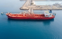 One of the vessels in King Fahad Industrial Port in al-Jubail. (SPA)