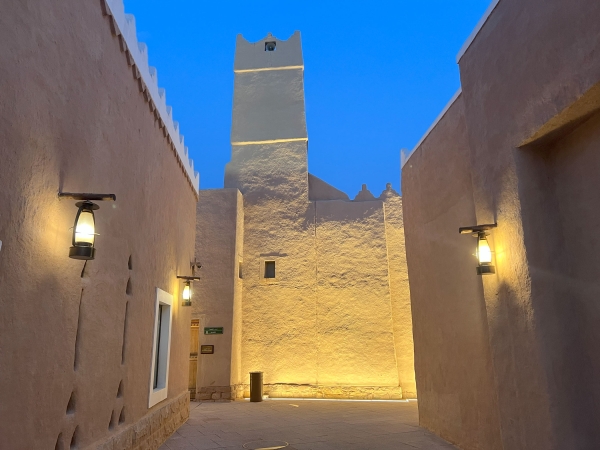 The eastern side of al-Dhuwaihra Mosque. (Saudipedia)