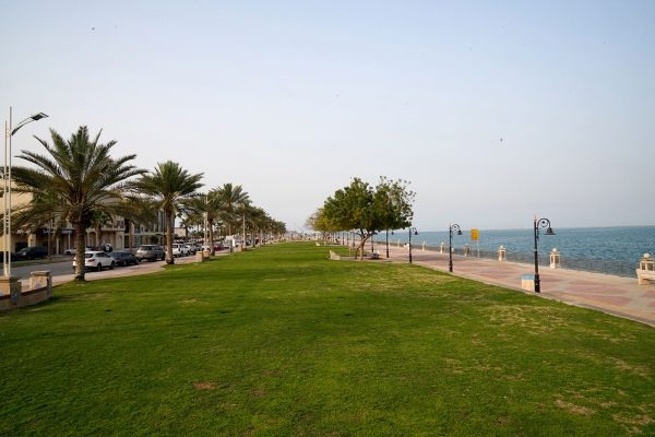 Al-Fanateer Beach in al-Jubayl City, Eastern Province. (Saudipedia)