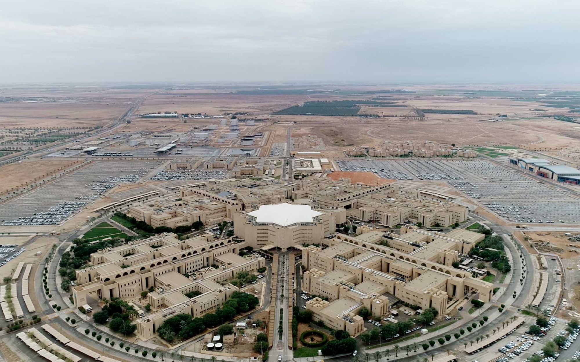 Aerial view of Qassim University. (SPA)