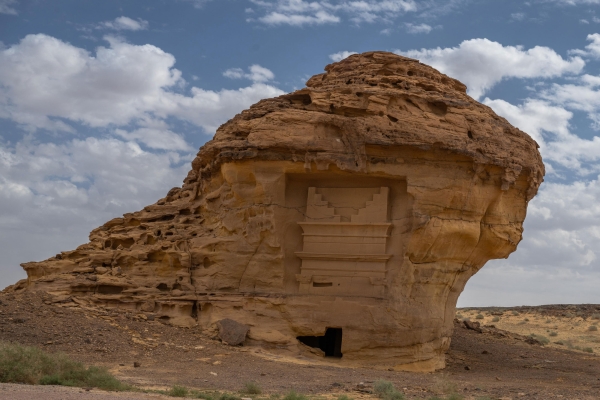 One of the Hegra Tombs in al-Ula Governorate. (SPA)