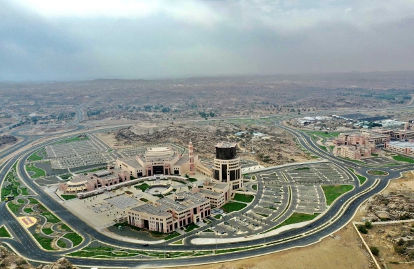 Aerial view of King Khalid University in Abha City, Aseer Province. (SPA)