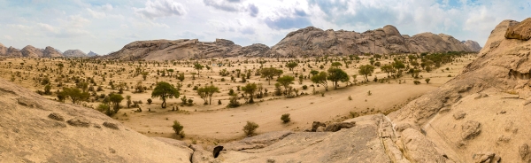 Qetn Mountains in Qassim Province. (SPA)