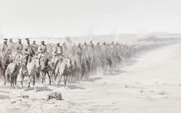 Illustration of one of the battles in the past (Saudipedia)