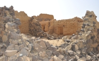 Shanqal Castle, where Ghaliyya al-Bogammiah was born, in the Turbah Governorate. (SPA)