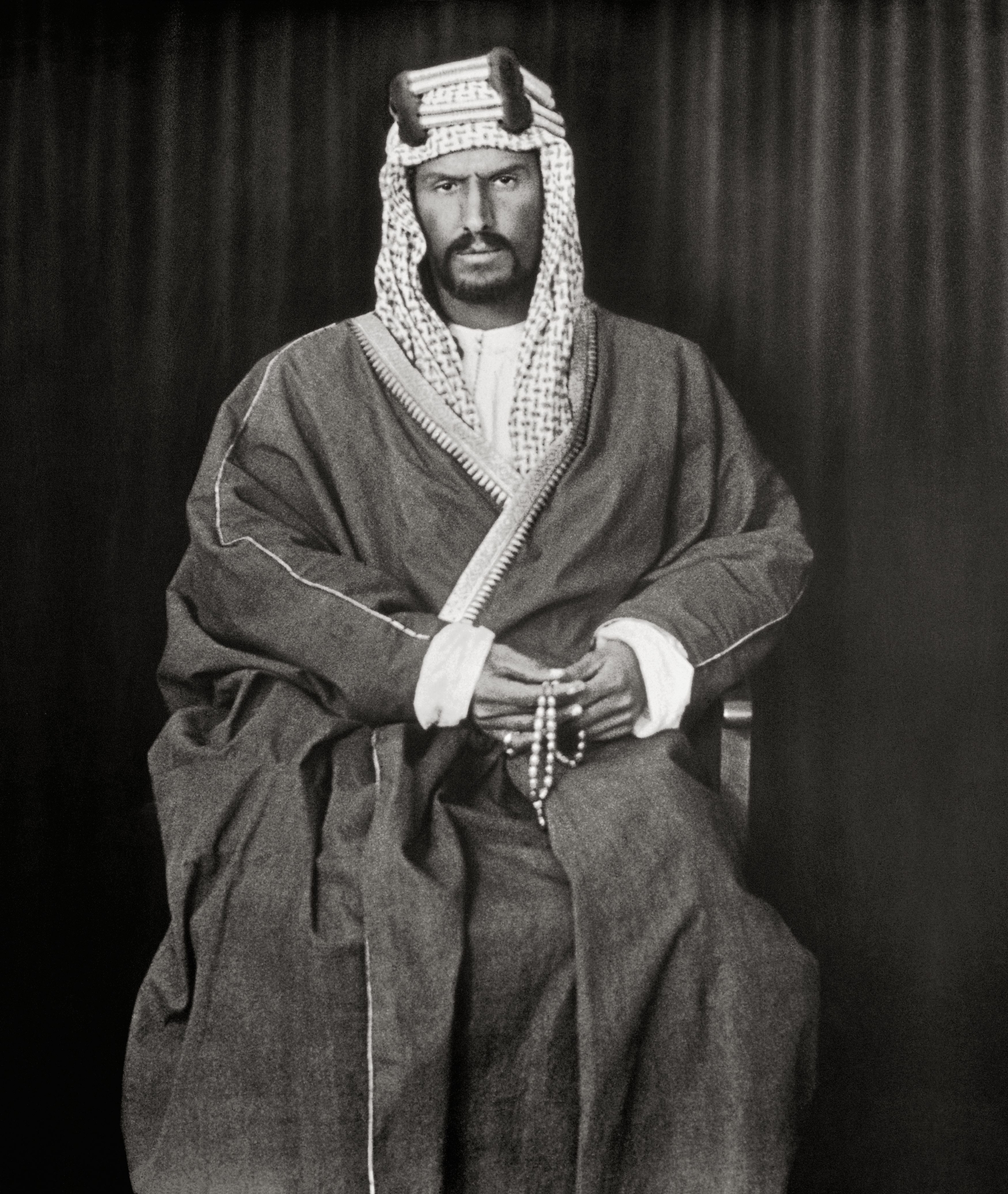 King Abdulaziz in his youth. (King Abdulaziz Foundation for Research and Archives (Darah))