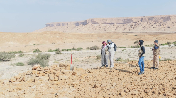 Archaeological survey and excavation work are part of the Comprehensive Archaeological Survey Program in the Kingdom. (SPA)