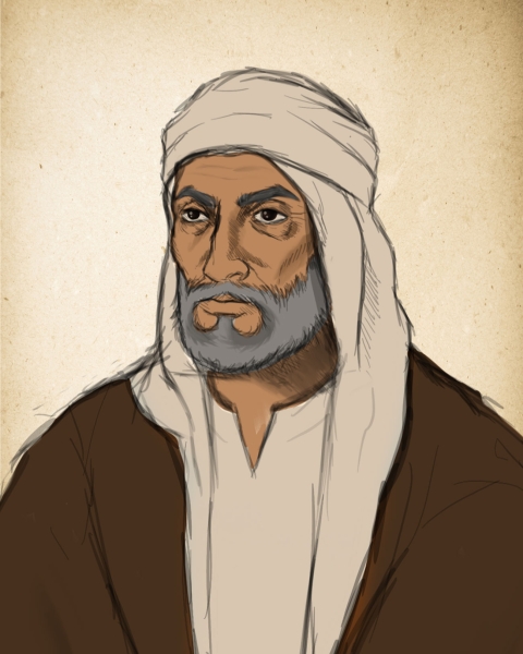 An illustration of Imam Abdulaziz Bin Mohammed. (King Abdulaziz Foundation for Research and Archives (Darah))