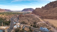 Aerial image of al-Ula Governorate. (Ministry of Culture)