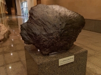 The Wabar Meteorite is displayed at the National Museum in Riyadh. (National Museum Media Center)