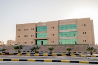 Mustaqbal Center for Industrial Innovation building at Mustaqbal University, Qassim Province. (SPA)