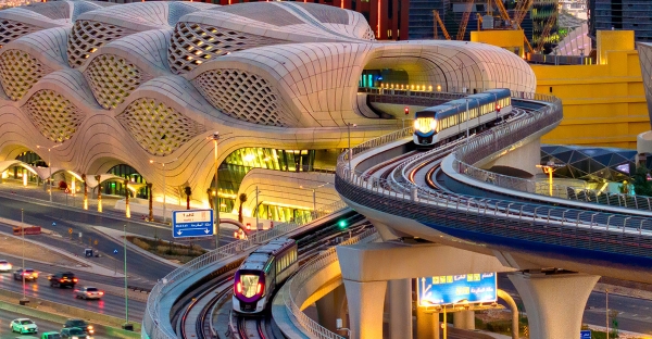 Riyadh Metro is the backbone of the public transport system in Riyadh City. (Royal Commission for Riyadh City)