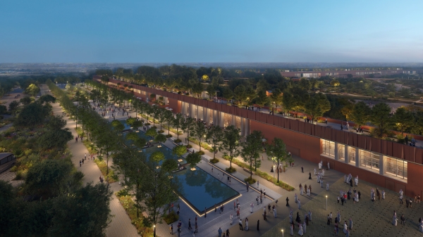 The design of al-Urubah Park was developed according to international standards. (Royal Commission for Riyadh City)