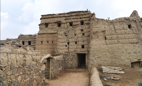 Al-Masqi Village, one of the archaeological villages of Aseer Province. (SPA)