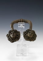 A handle made of bronze, discovered at Qaryat al-Faw Archaeological Site. (Saudi Commission for Tourism and Antiquities)
