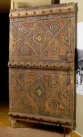A heritage door crafted from tamarisk wood. (Saudi Commission for Tourism and Antiquities)