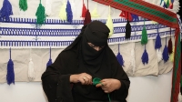 Yarn weaving is often used to create household and personal items. (Imam Turki Bin Abdullah Royal Reserve Development Authority)