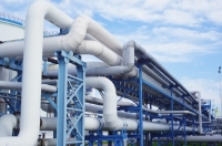 Pipeline network for pumping desalinated water. (Media Center of the Saudi Water Authority)