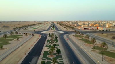 Aerial image of al-Aflaj Governorate in Qassim Province. (SPA) (Al-Aflaj Governorate Municipality)