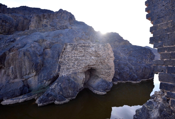 Remains of Mu'awiyah Dam east of al-Madinah al-Munawwarah. (SPA)