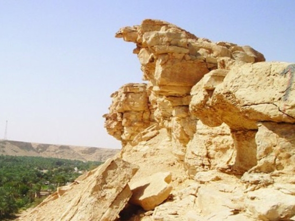 Toubad Mountain in al-Aflaj Governorate. SPA. (King Abdulaziz Foundation for Research and Archives (Darah))