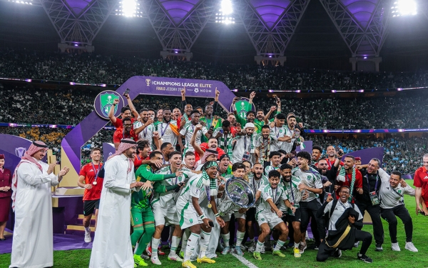 Al-Ahli Club crowned champions of the AFC Elite Champions League. (Al-Ahli Club Media Center)