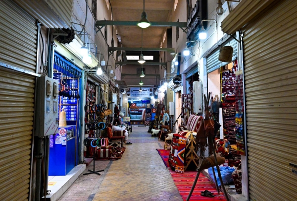 Souk al-Zal, one of the most famous popular markets at Qasr al-Hukm District in Riyadh. (SPA)