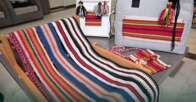 Al-Sadu weaving is a folkloric heritage in the Northern Borders Province. (Media Center of King Khalid Royal Reserve Development Authority)