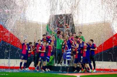 FC Barcelona won the 2025 Spanish Super Cup in Jeddah City. (Media Center of the Ministry of Sport)