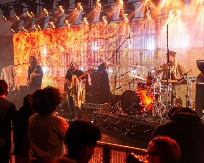 A performance by musical bands as part of the events of MDLBeast Festival 2024. (MDLBeast Media Center)