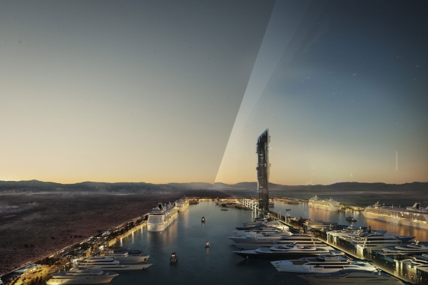 The Line City, NEOM. (SAFF Media Center)