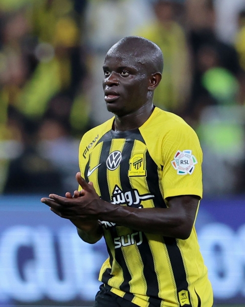 N'Golo Kanté, Al-Ittihad Club's player. (Al-Ittihad Club Media Center)
