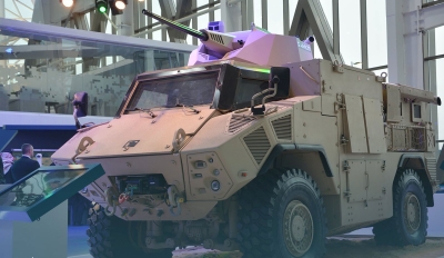 Defense and security industries and technologies products at the World Defense Show. (SAMI Media Center)