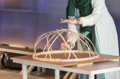 A workshop on computational architecture at the Visual Computing Center. (KAUST Media Center)
