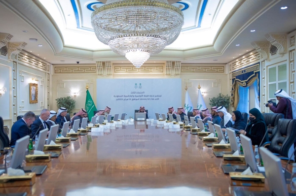 Meeting of the Board of Directors of the Saudi Olympic and Paralympic Committee. (Saudi Olympic and Paralympic Committee Media Center)
