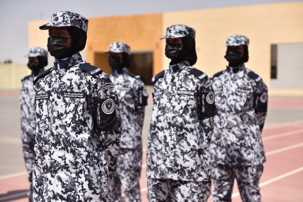 Trainees at King Fahd Security College. (King Fahd Security College Media Center)