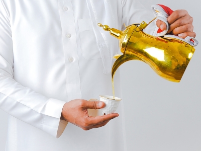 Saudi coffee beans are one of the components of Saudi coffee, which is a key element of hospitality in the Kingdom. (Saudipedia)