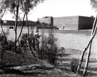 An old image of the historic Badi&#039;ah Palace in Riyadh, which houses the Badi&#039;ah Palace Mosque. (SPA)