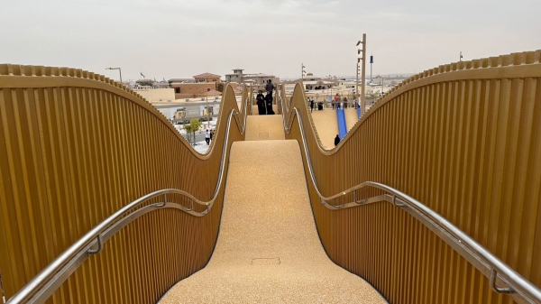 The Promenade area within the Sports Boulevard project. (Saudipedia)
