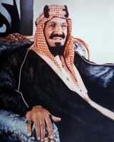 The royal seal of King Abdulaziz is on his ring. (King Abdulaziz Foundation for Research and Archives (Darah))