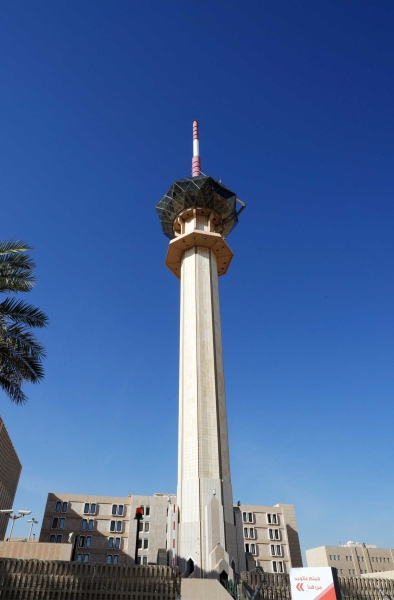 The Saudi Broadcasting Authority Tower in Riyadh. (Saudipedia)