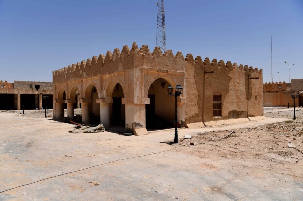 Remains of Al-Aali Historical Palace. (Saudipedia)
