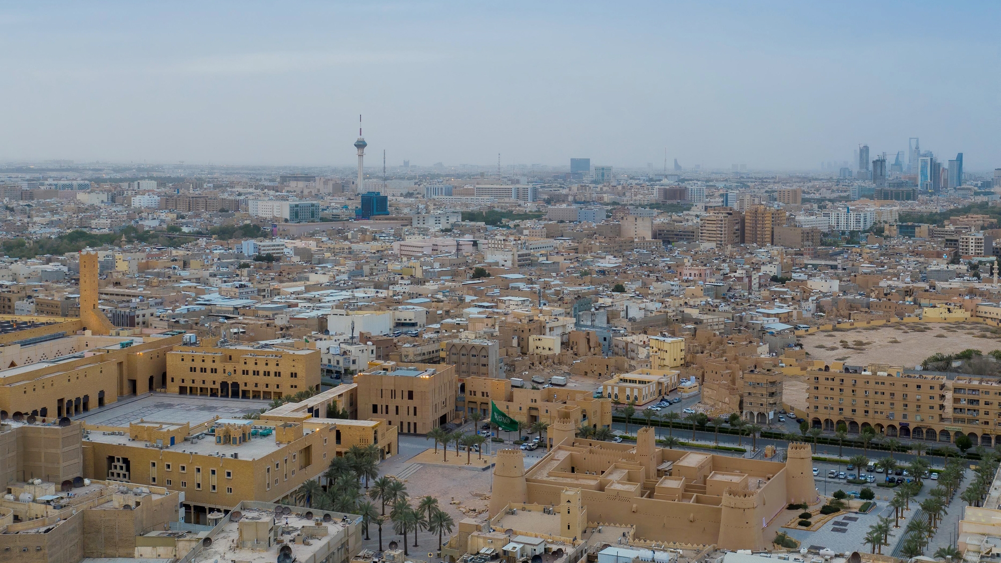 Vue aérienne récente de Riyad. (Agence de presse saoudienne)