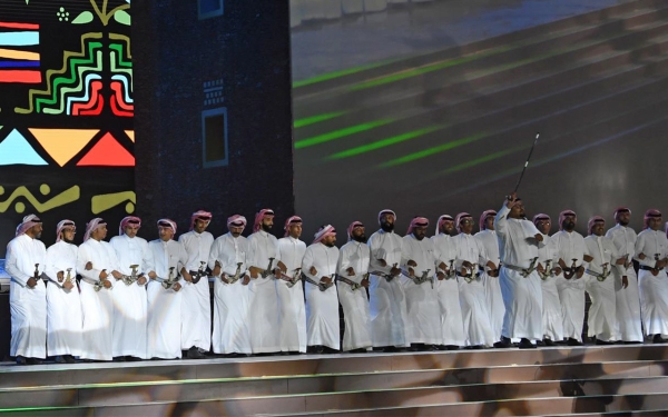 L’Al-Khutwah, une danse folklorique des régions méridionales du Royaume. (Agence de presse saoudienne)