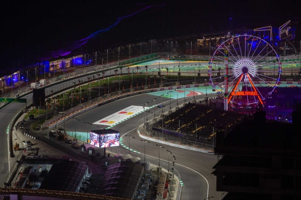 L’intérieur du circuit de la corniche de Djeddah (Saudipedia).