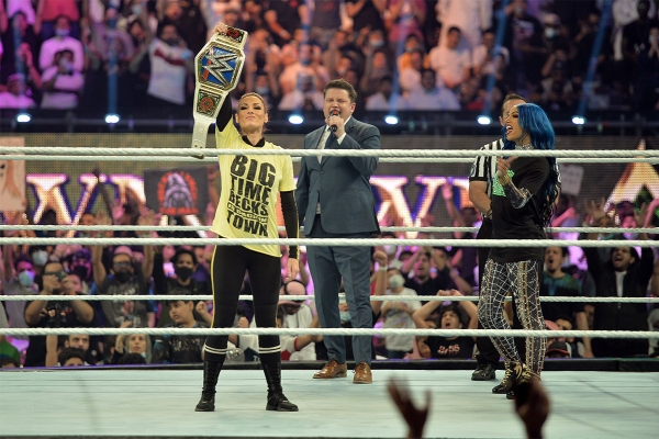 Becky Lynch couronnée championne de la WWE lors du Riyadh Season (Saudipedia).