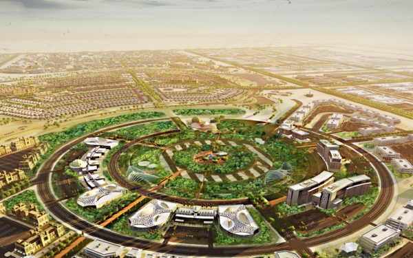 Rendu artistique du parc énergétique du Roi Salmane qui sera construit dans la province d’Ach-Charqiya. (Centre médiatique de la Saudi Vision 2030)