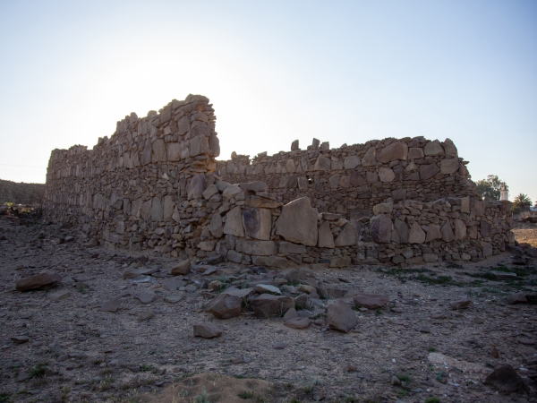 Le site archéologique Qasr Al-Radham à Tayma, construit durant le premier millénaire avant J.-C. (Saudipedia)