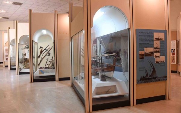 L'une des sections du musée d'archéologie et du patrimoine d’Al-Ahsa. (SPA)