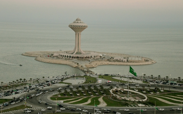 Le château d’eau et l’Unification Square sont deux lieux importants du gouvernorat de Khobar dans la province d’Ach-Charqiya. (SPA)